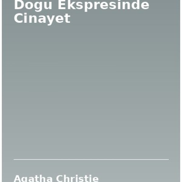 Dogu Ekspresinde Cinayet