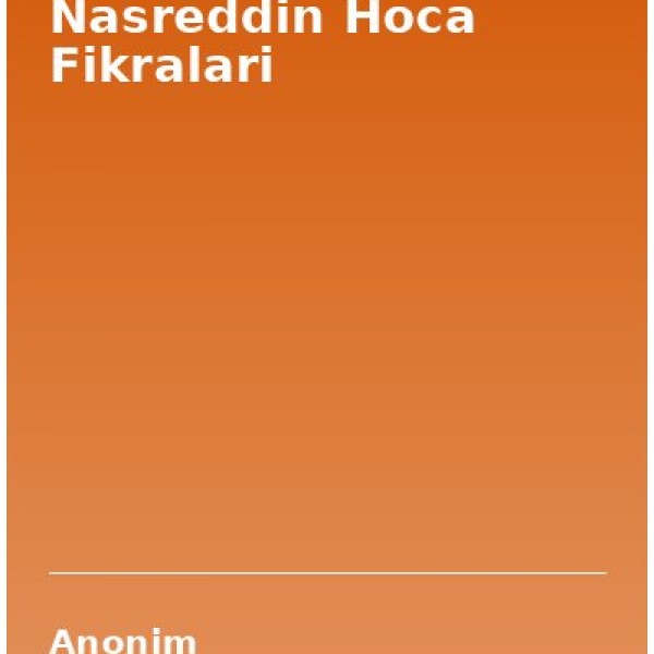 Nasreddin Hoca Fikralari