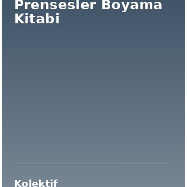 Prensesler Boyama Kitabi