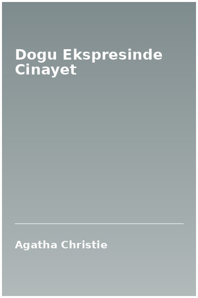 Dogu Ekspresinde Cinayet