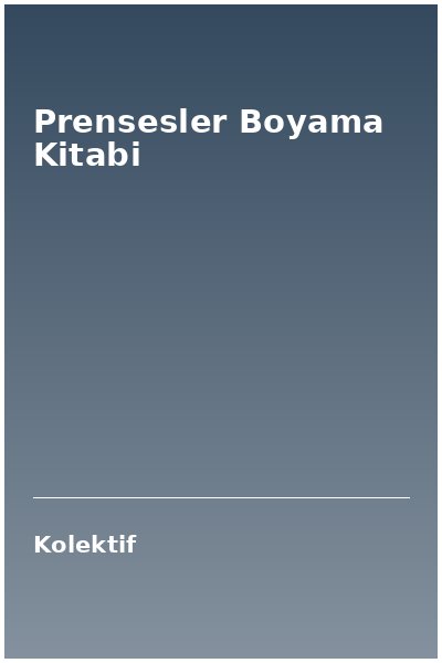 Prensesler Boyama Kitabi